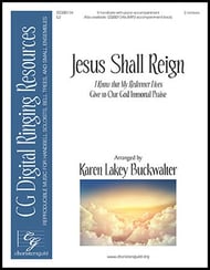 Jesus Shall Reign Handbell sheet music cover Thumbnail